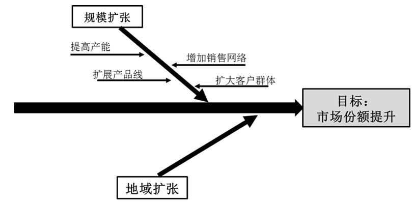 戰(zhàn)略路徑魚骨圖