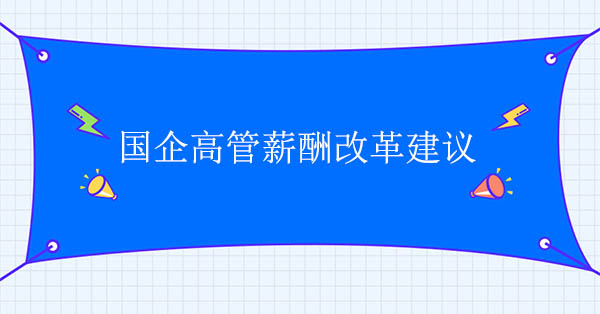 國企薪酬改革咨詢：國企高管薪酬改革建議