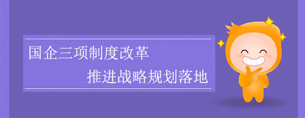 國企三項制度改革，推進戰(zhàn)略規(guī)劃落地