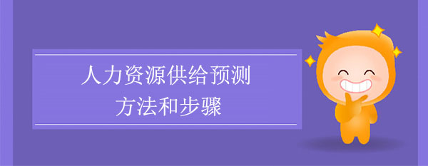 人力資源供給預(yù)測方法和步驟