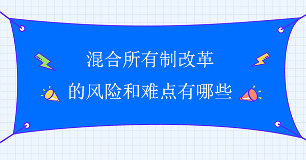 混合所有制改革的風(fēng)險(xiǎn)和難點(diǎn)有哪些