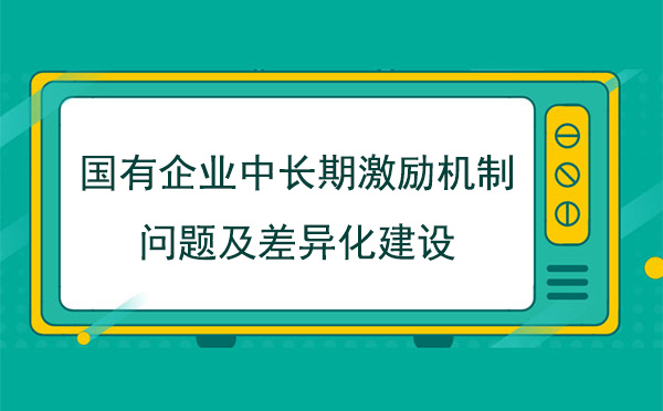 國有企業(yè)中長期激勵機制問題及差異化建設(shè)